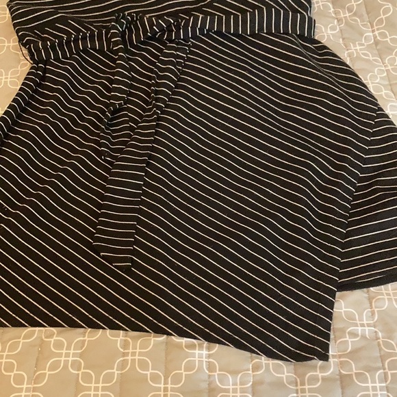 Maurices Striped Fit & Flare Dress! Bias-cut/Tie Waist/Sleeveless and FLATTERING - Picture 5 of 7